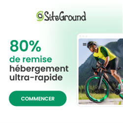 Ad - Hebergement Web SiteGround