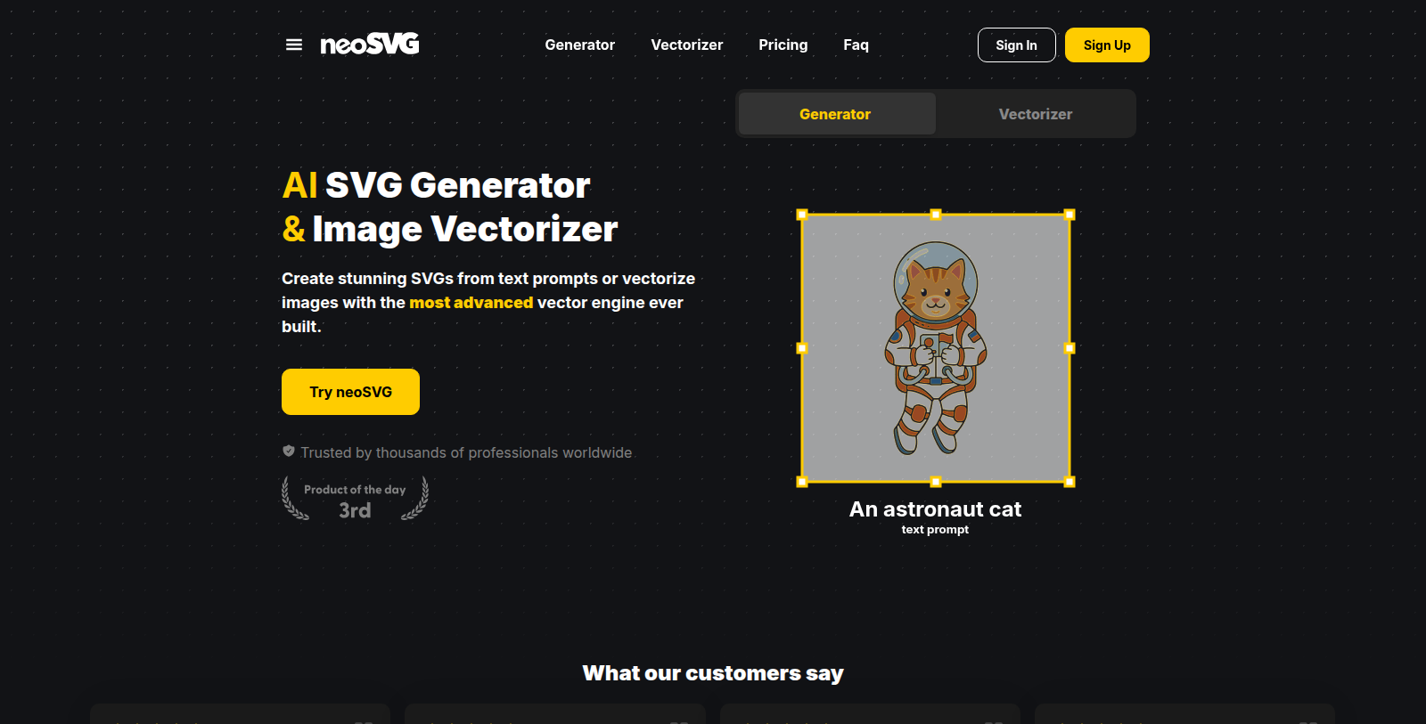 neoSVG Screenshot - Interface Preview