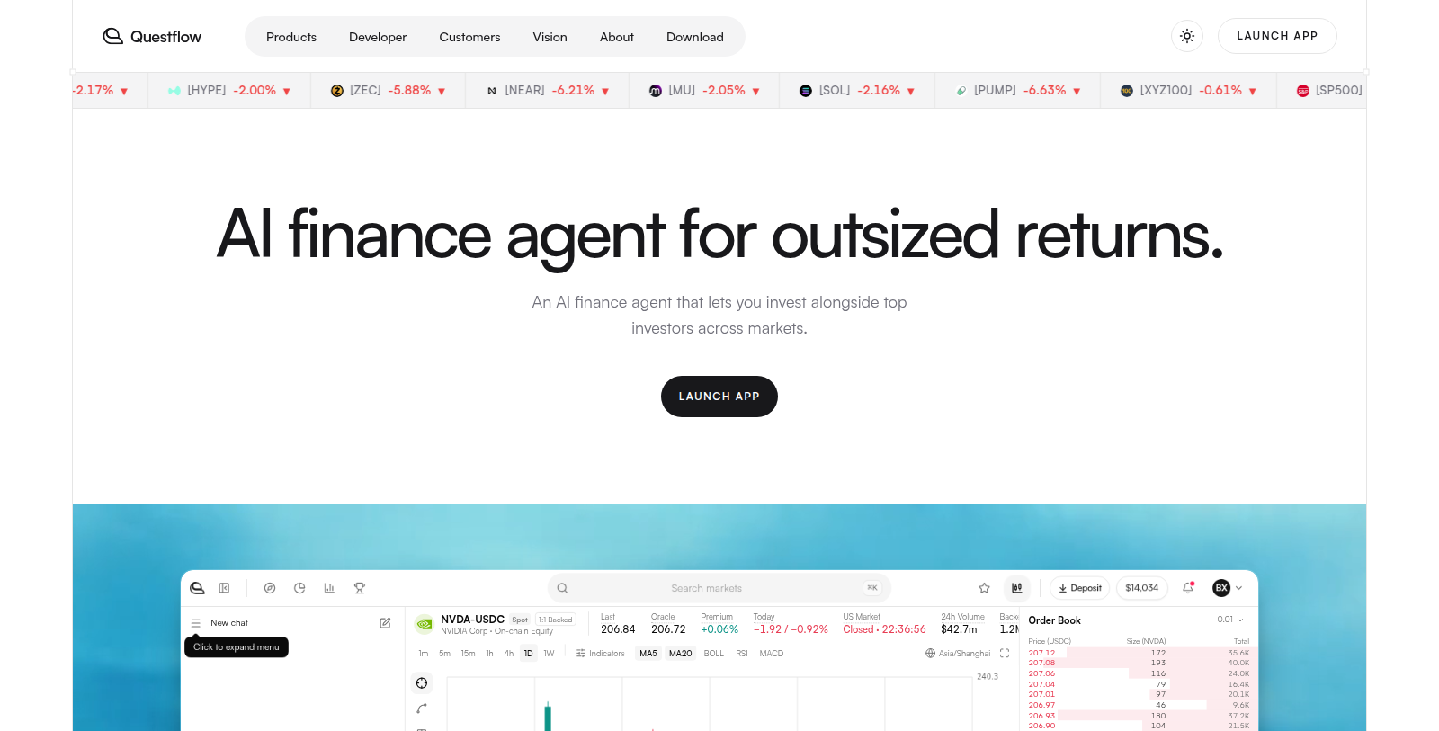 Questflow Screenshot - Interface Voorbeeld