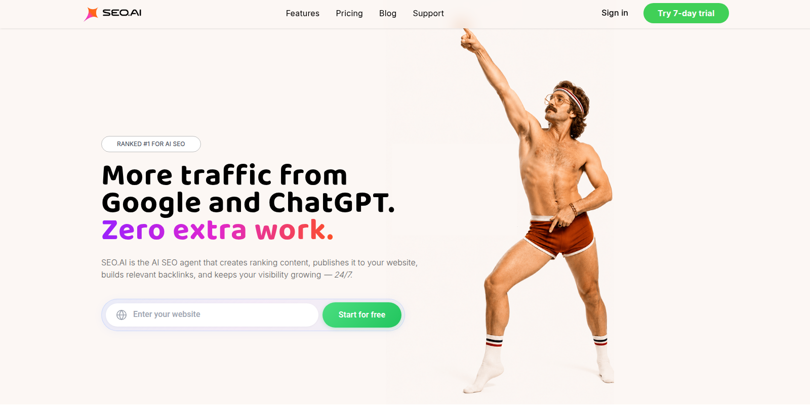 SEO.AI スクリーンショット - インターフェースプレビュー