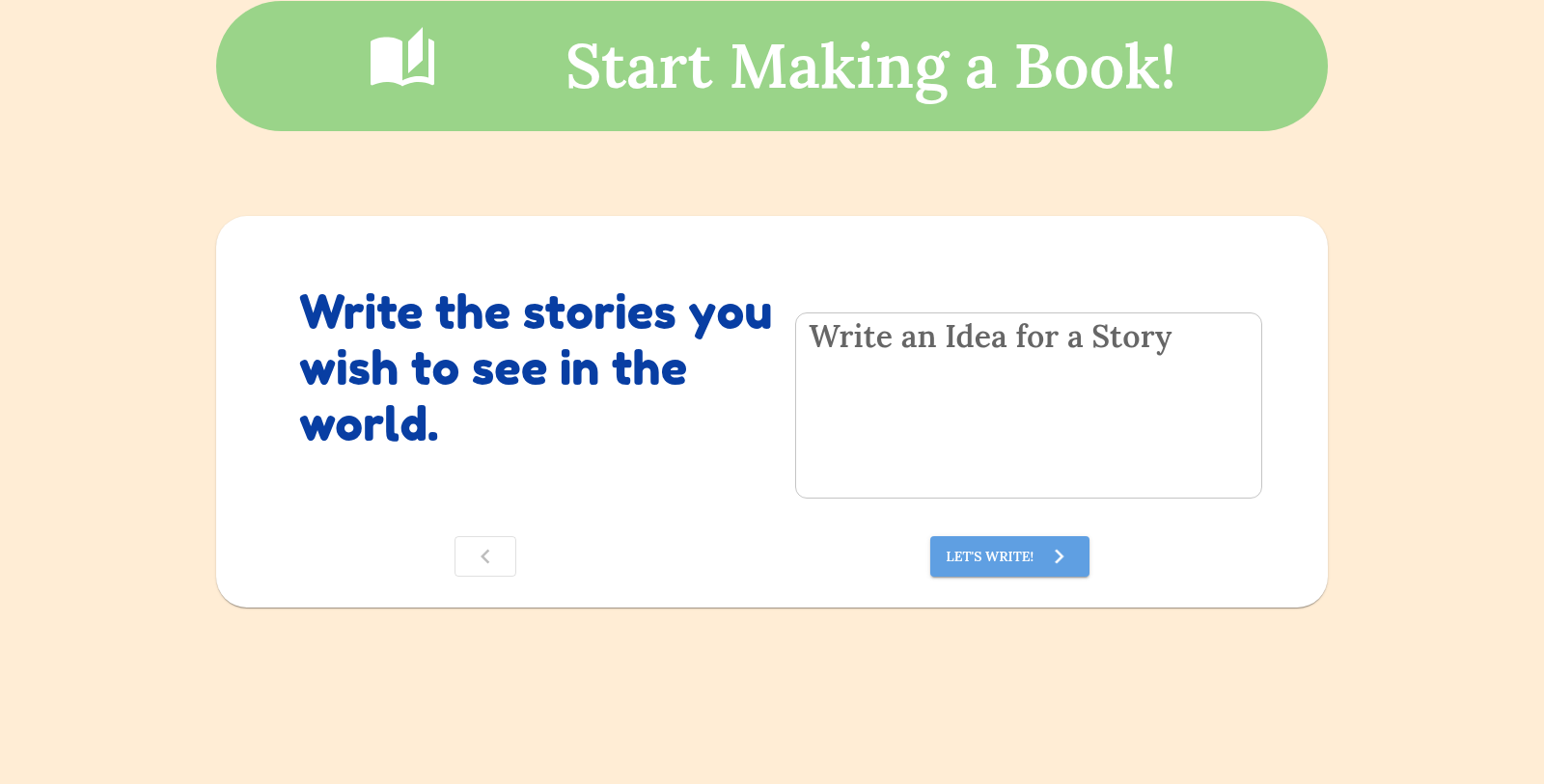 Your Own Story Book Screenshot - Anteprima dell'interfaccia