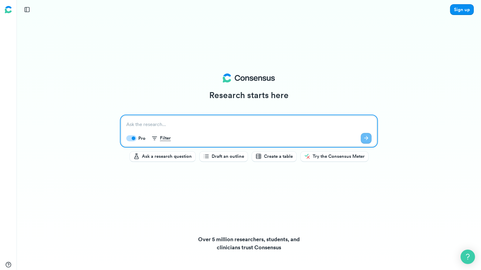 Consensus Screenshot - Interface Preview