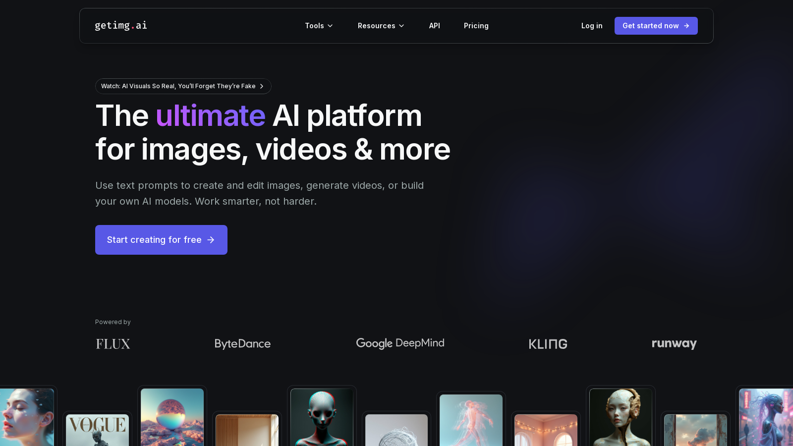 getimg.ai 截图 - 界面预览