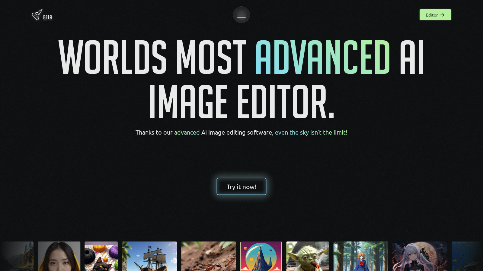 Captura de pantalla de Image Labs - Vista previa de la interfaz