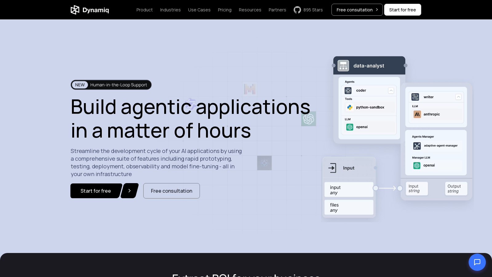 Dynamiq स्क्रीनशॉट - इंटरफ़ेस पूर्वावलोकन