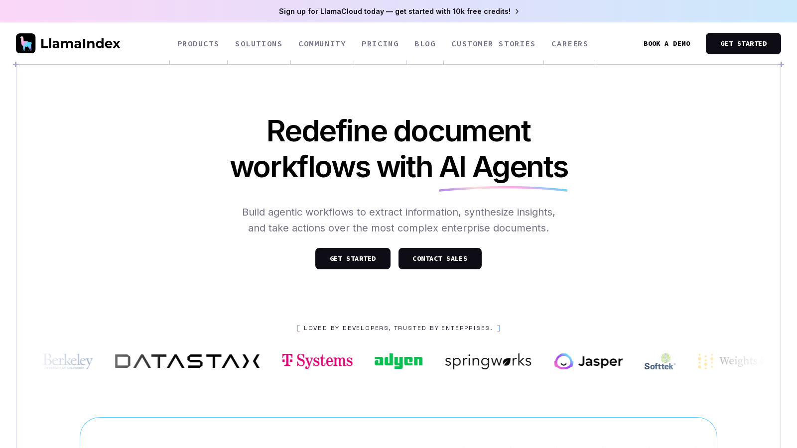 LlamaIndex Screenshot - Interface Voorbeeld