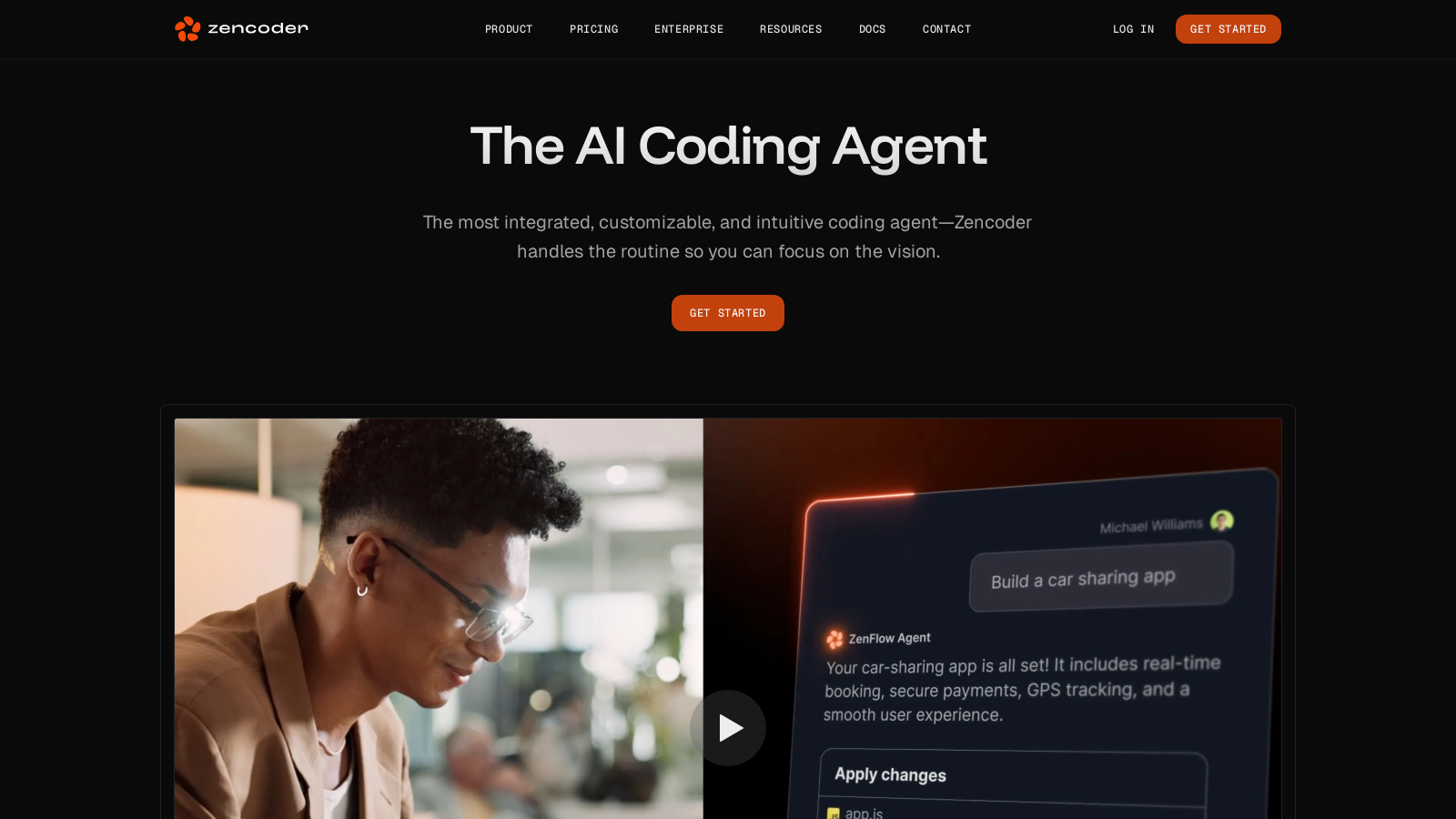 Zencoder Screenshot - Interface Preview