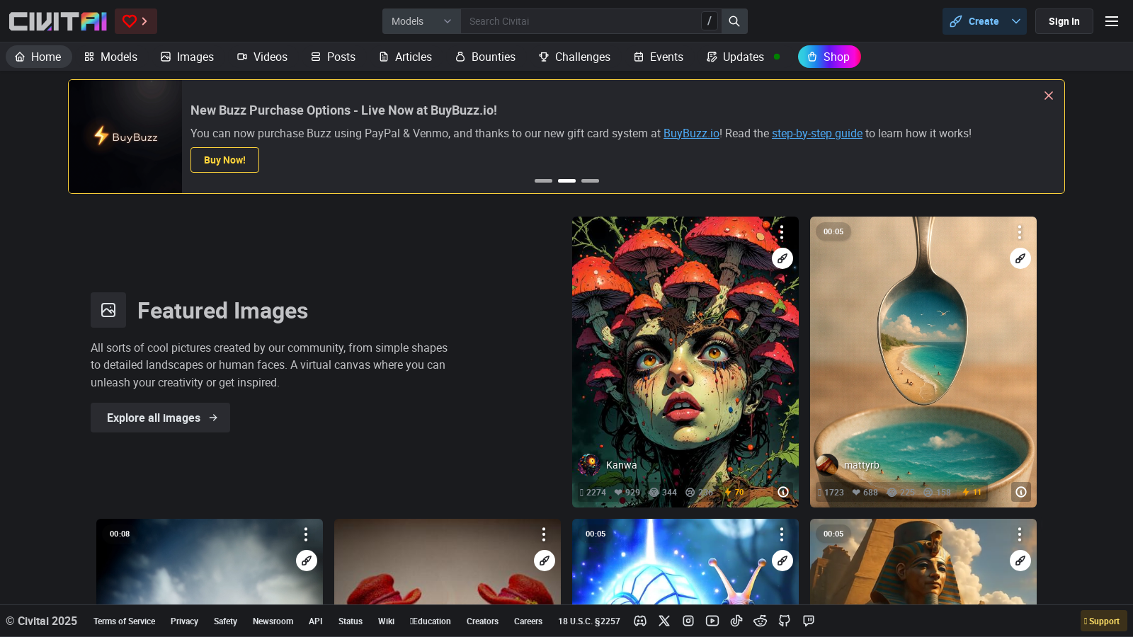 Civitai 截图 - 界面预览