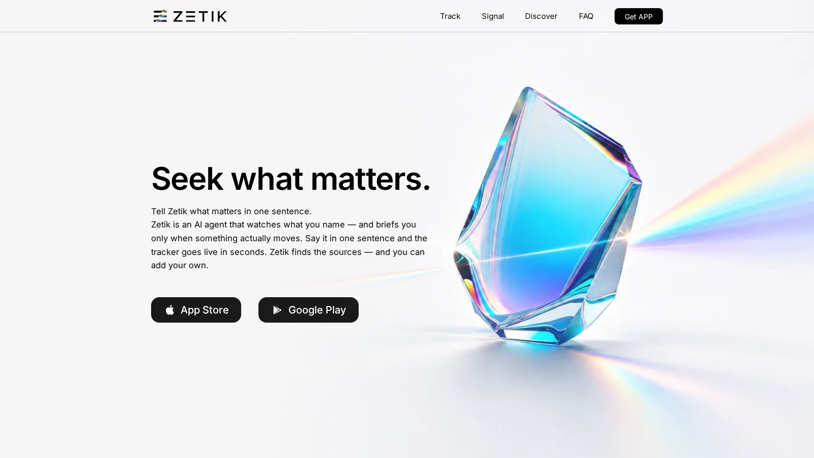 Zetik Screenshot - Anteprima dell'interfaccia