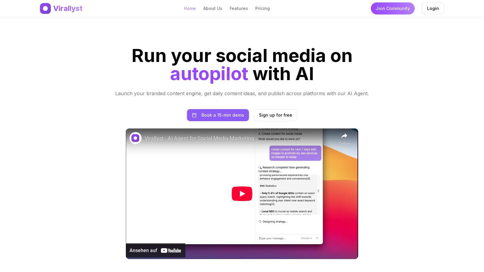 Virallyst Screenshot - Interface Voorbeeld