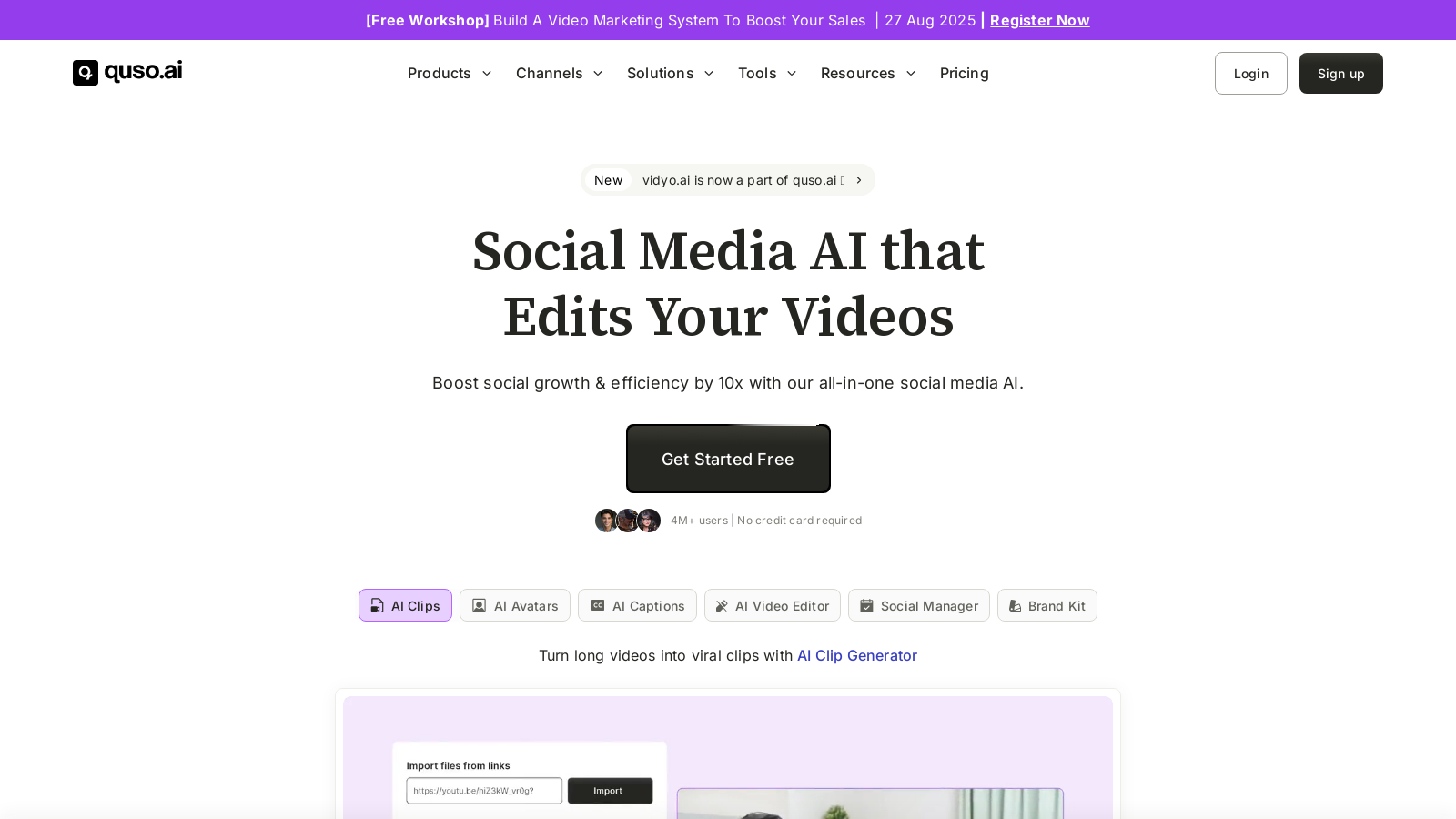 quso.ai Screenshot - Schnittstellenvorschau