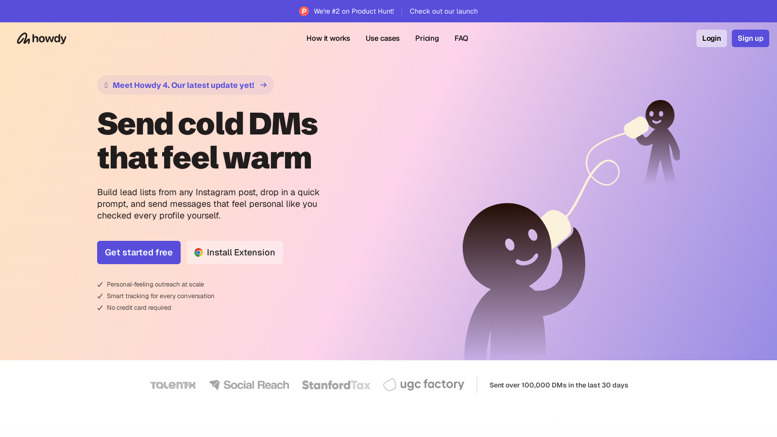 Howdy スクリーンショット - インターフェースプレビュー