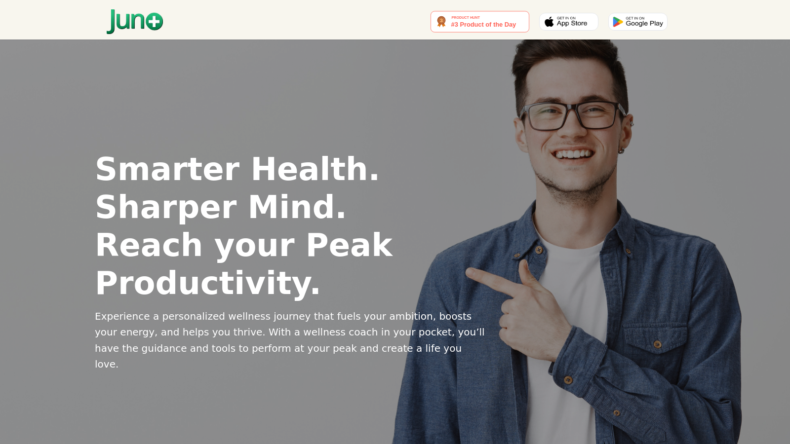 My Juno Health Screenshot - Interface Voorbeeld