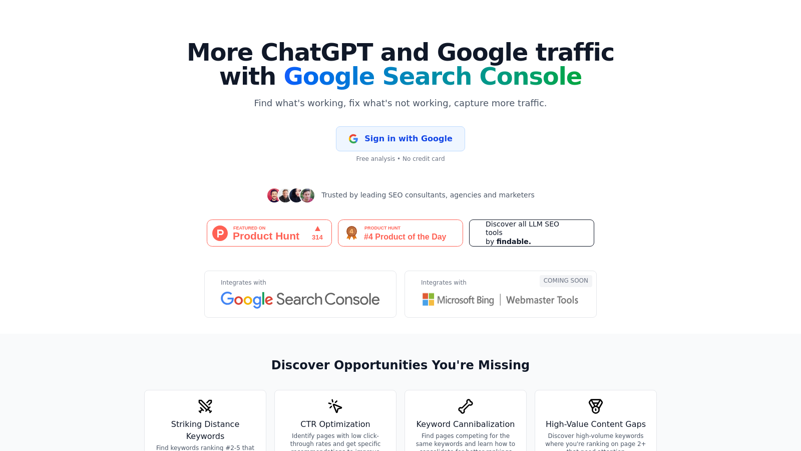 Search Console Audit Снимка - Преглед на интерфейса