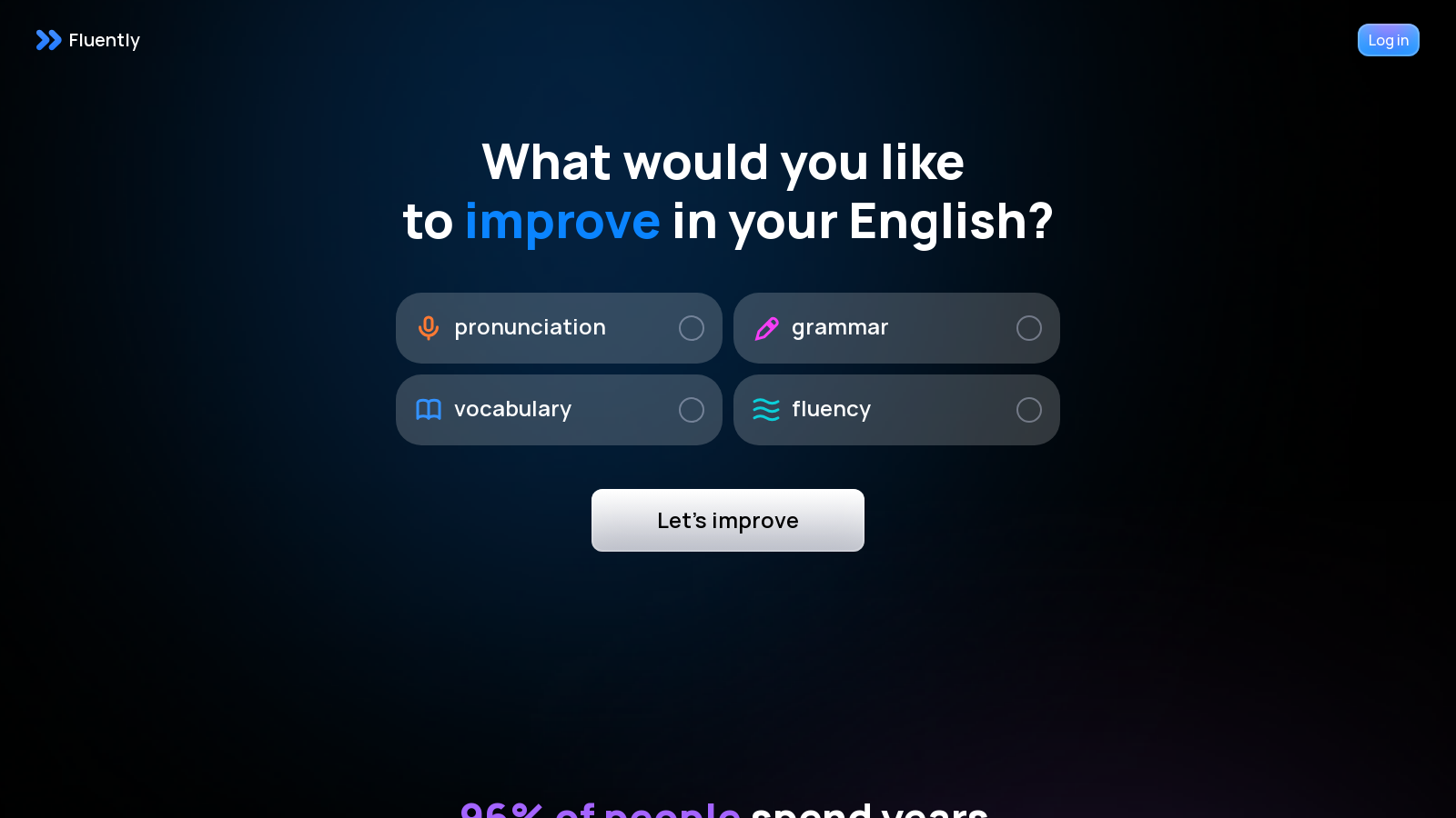 Fluently Снимка - Преглед на интерфейса