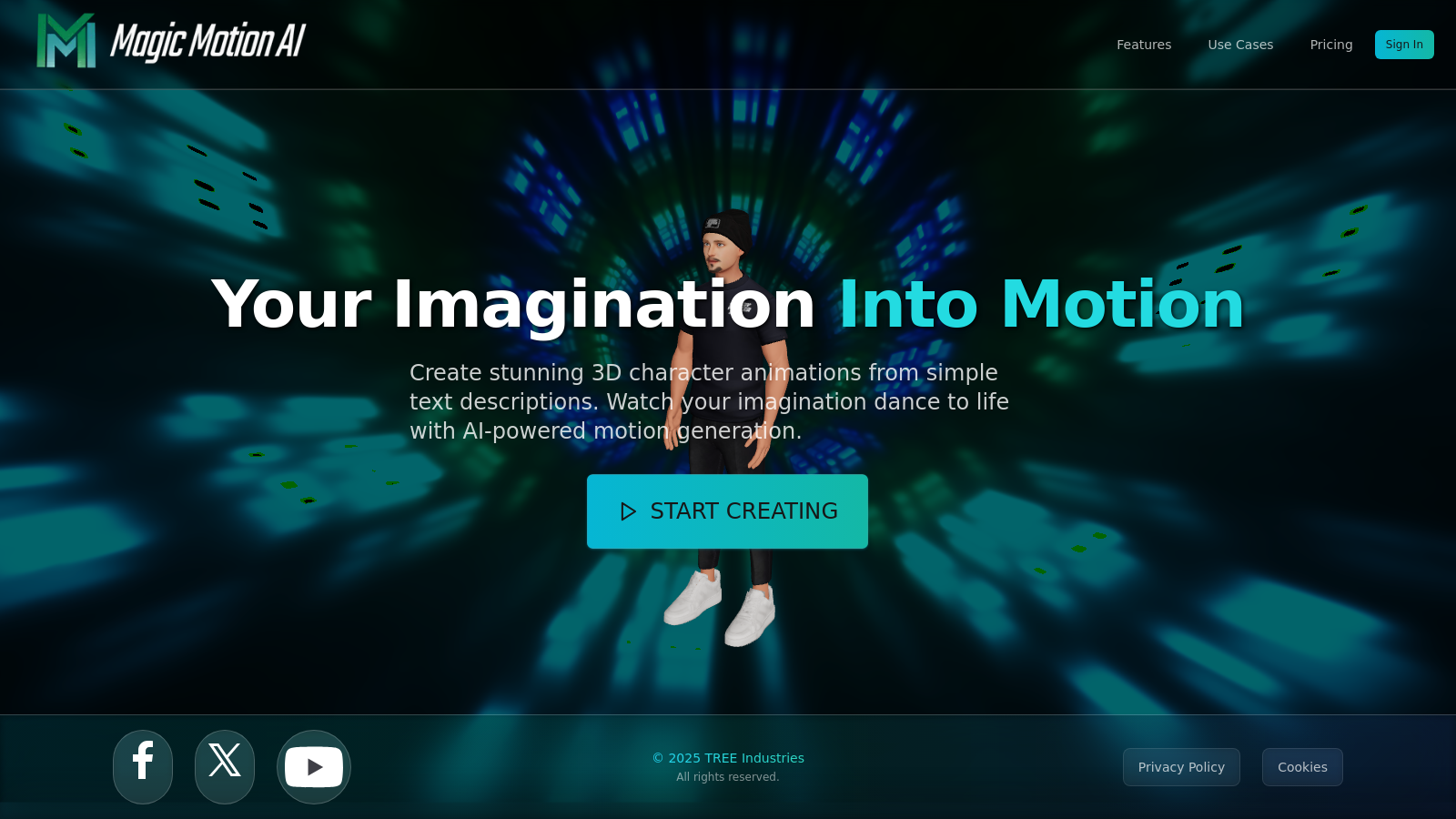 Captura de pantalla de Magic Motion - Vista previa de la interfaz