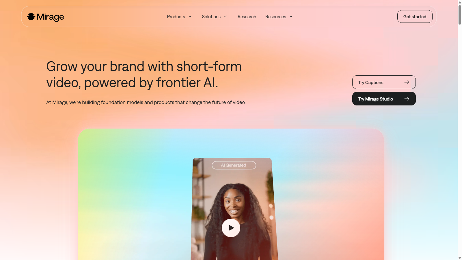 Mirage Screenshot - Interface Preview