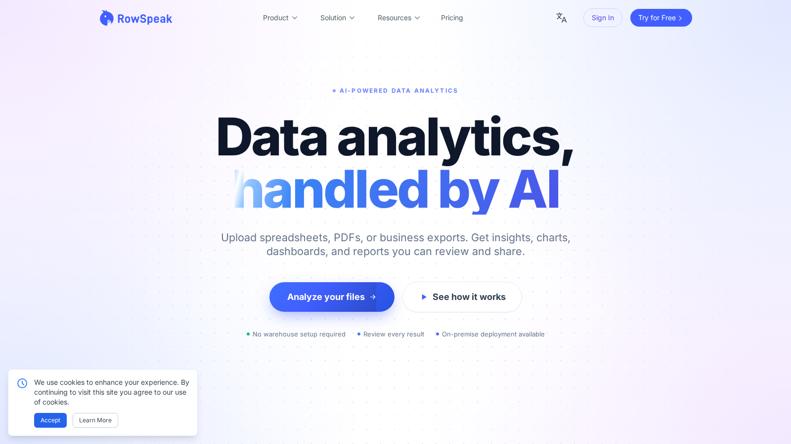 RowSpeak Screenshot - Anteprima dell'interfaccia
