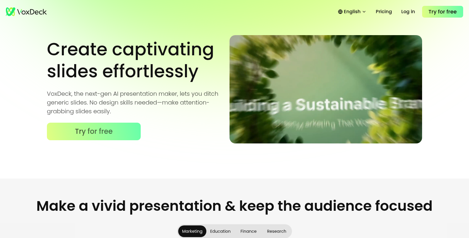 VoxDeck Screenshot - Interface Preview