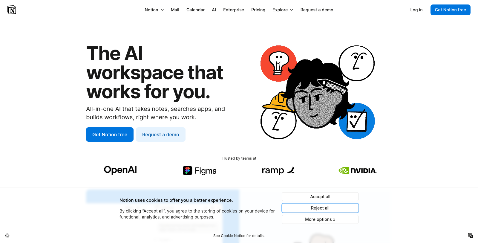 Notion Screenshot - Interface Preview