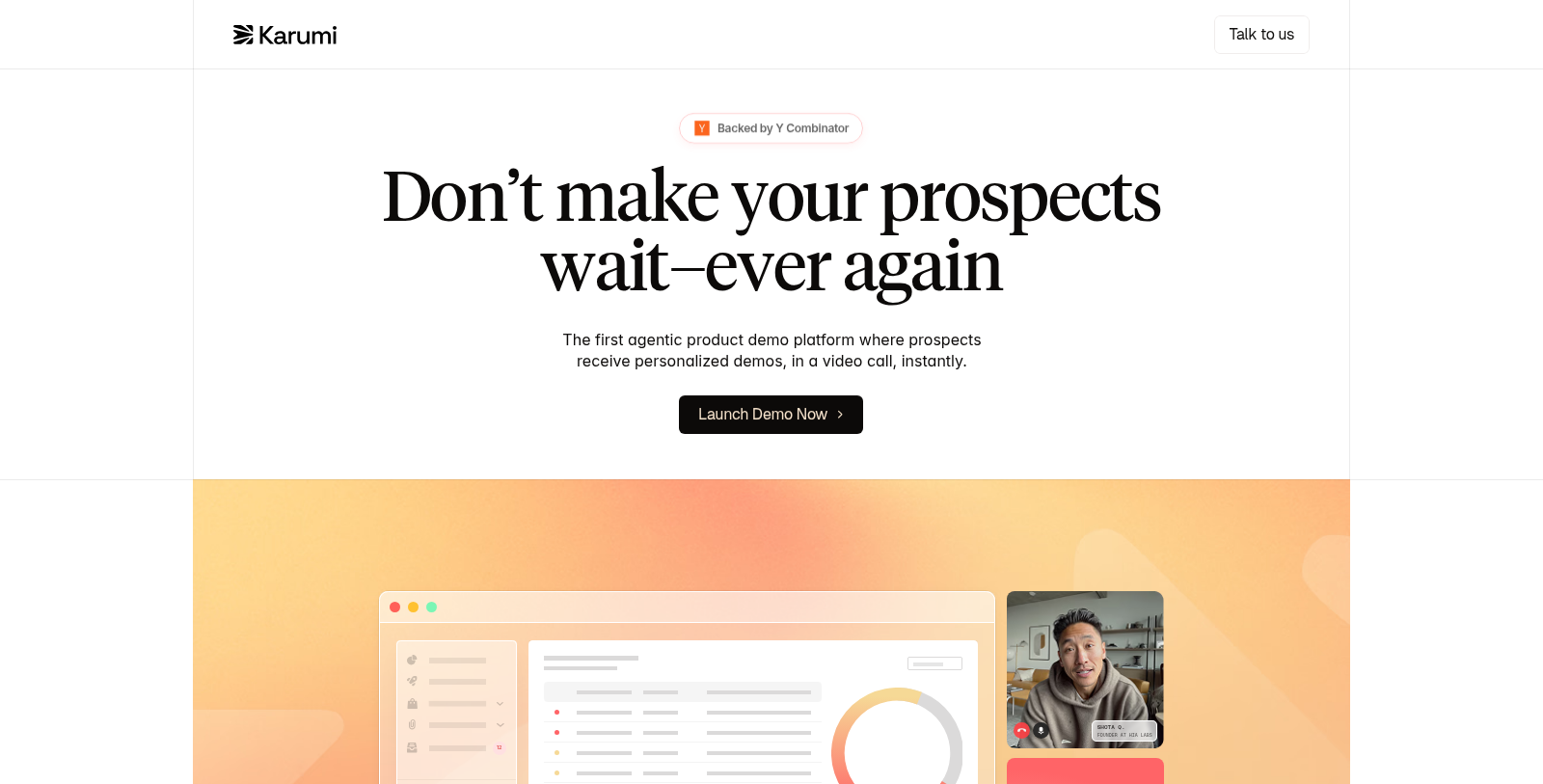 Capture d'écran de Karumi - Aperçu de l'interface