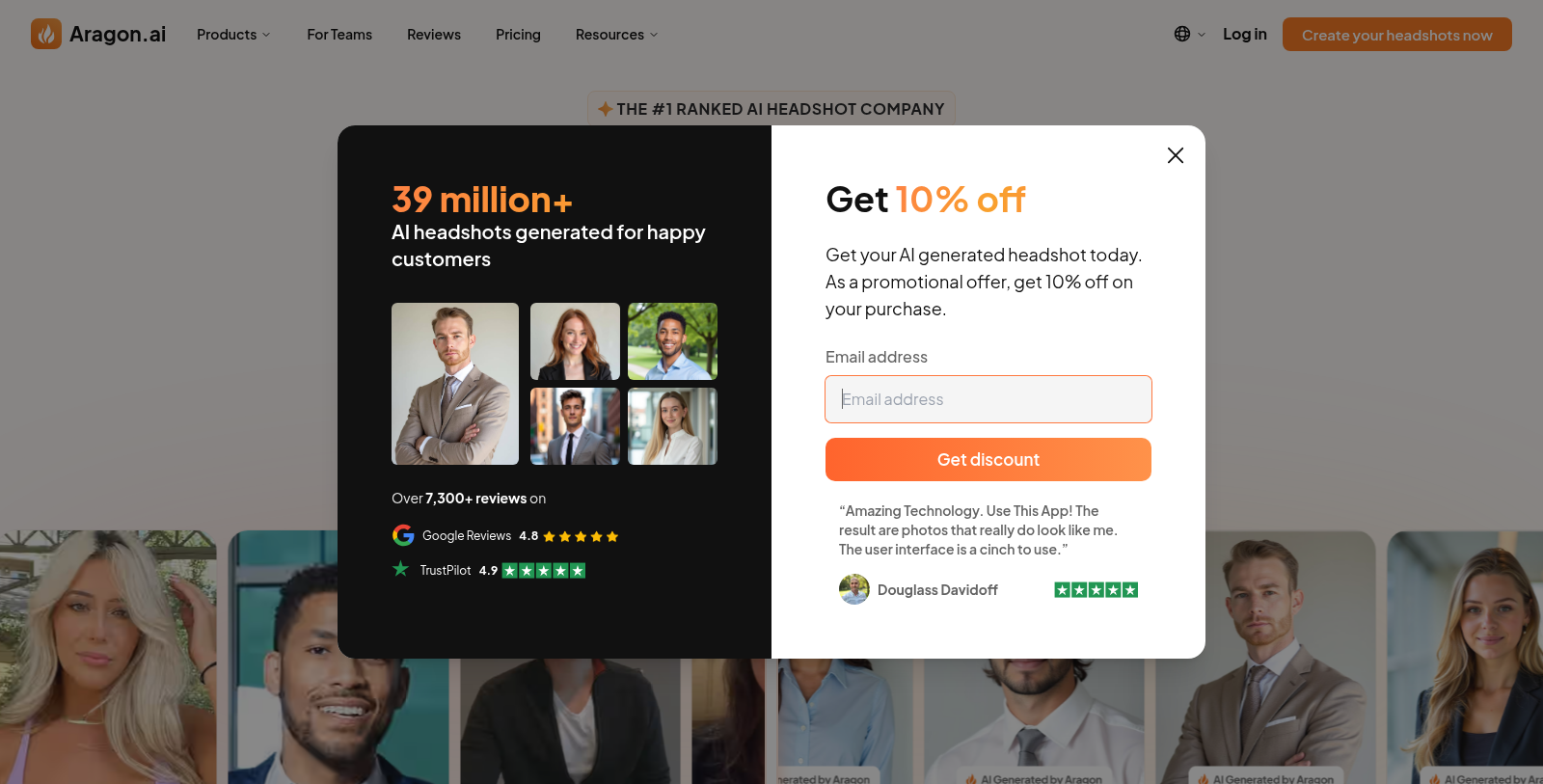 Aragon Screenshot - Anteprima dell'interfaccia