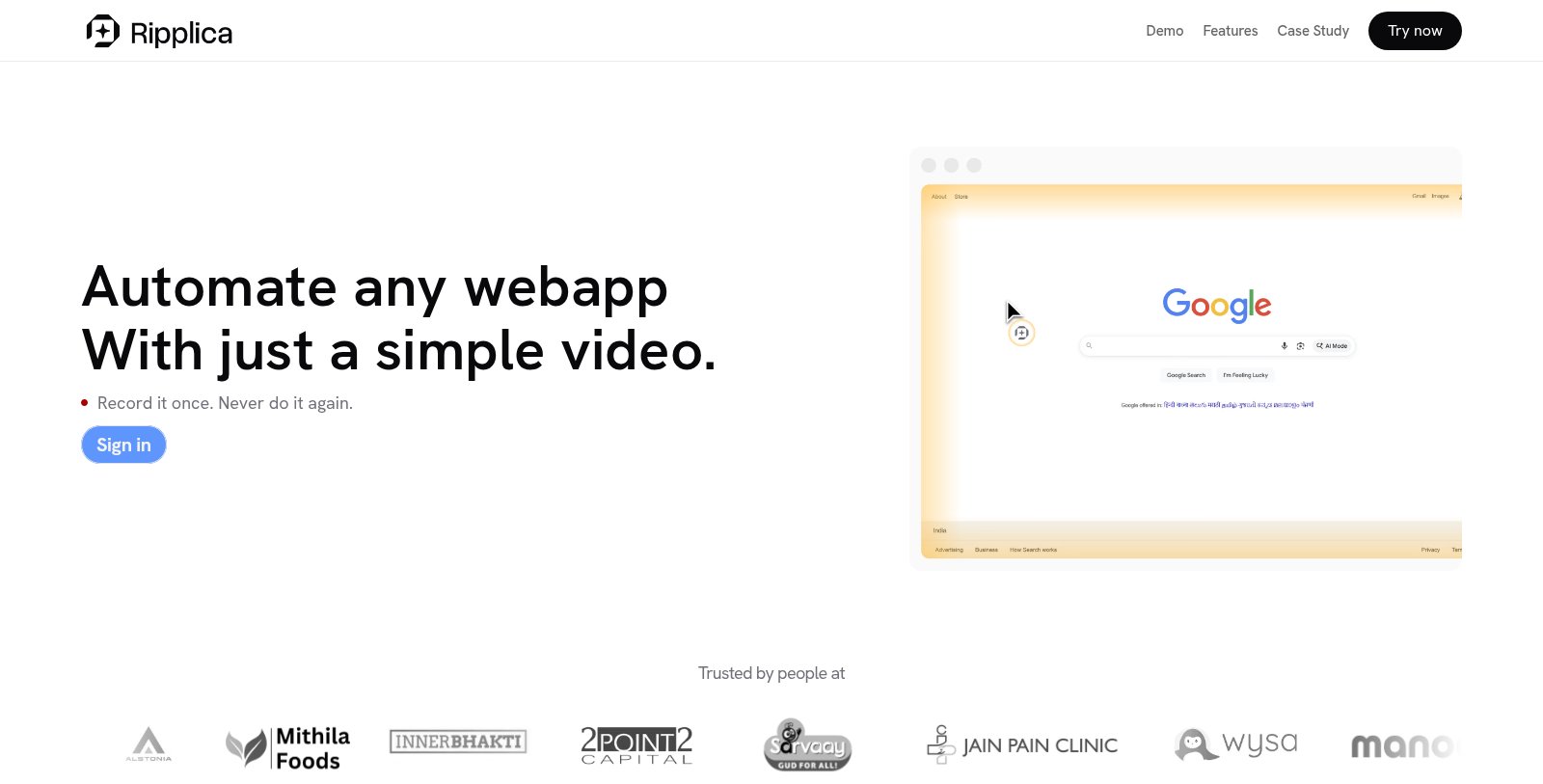 Ripplica Screenshot - Anteprima dell'interfaccia