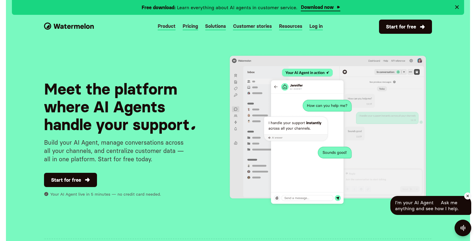 Watermelon स्क्रीनशॉट - इंटरफ़ेस पूर्वावलोकन