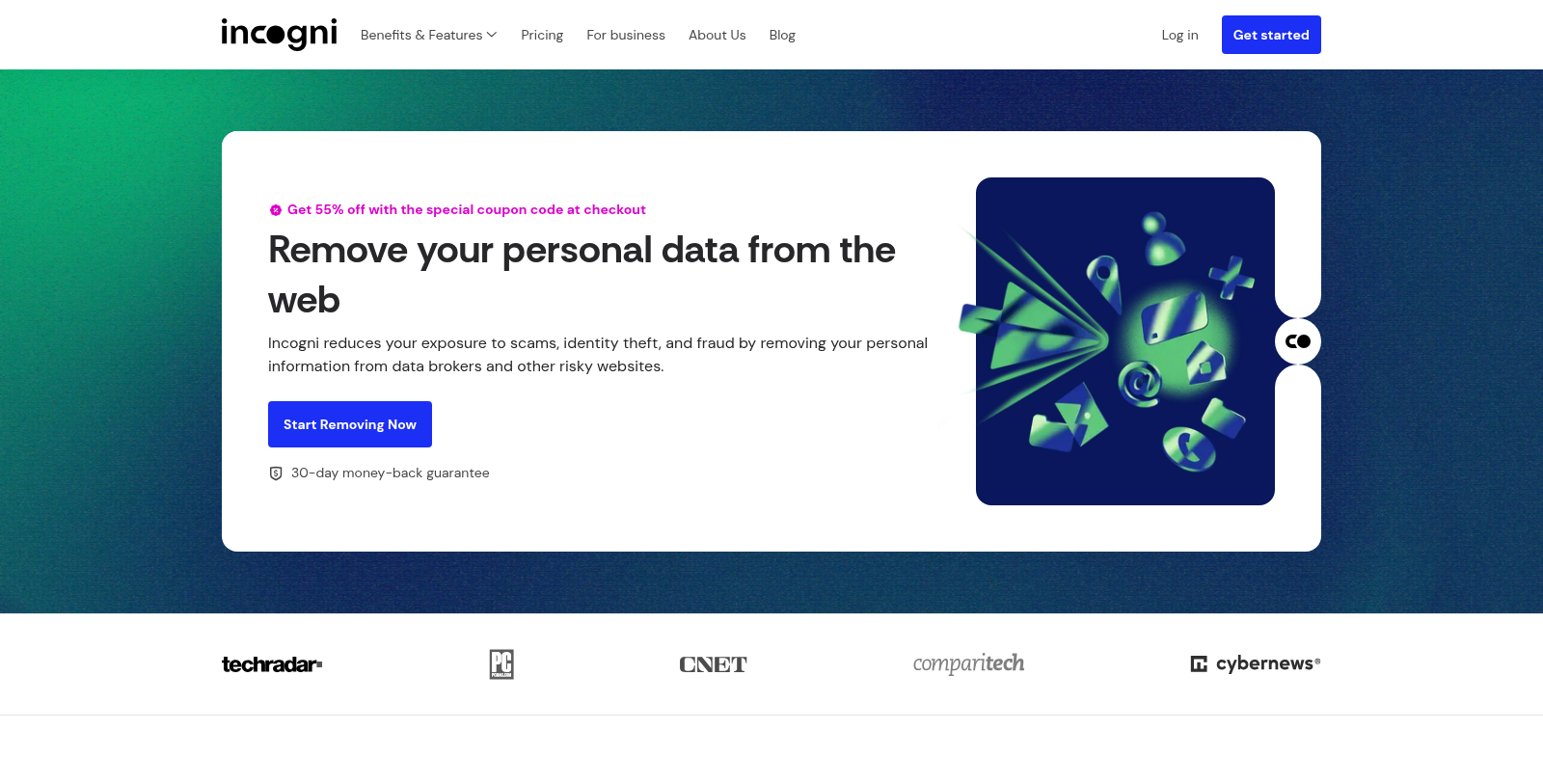 Incogni Screenshot - Anteprima dell'interfaccia