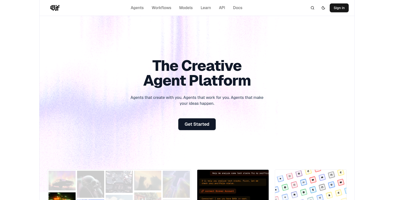 Glif 截图 - 界面预览