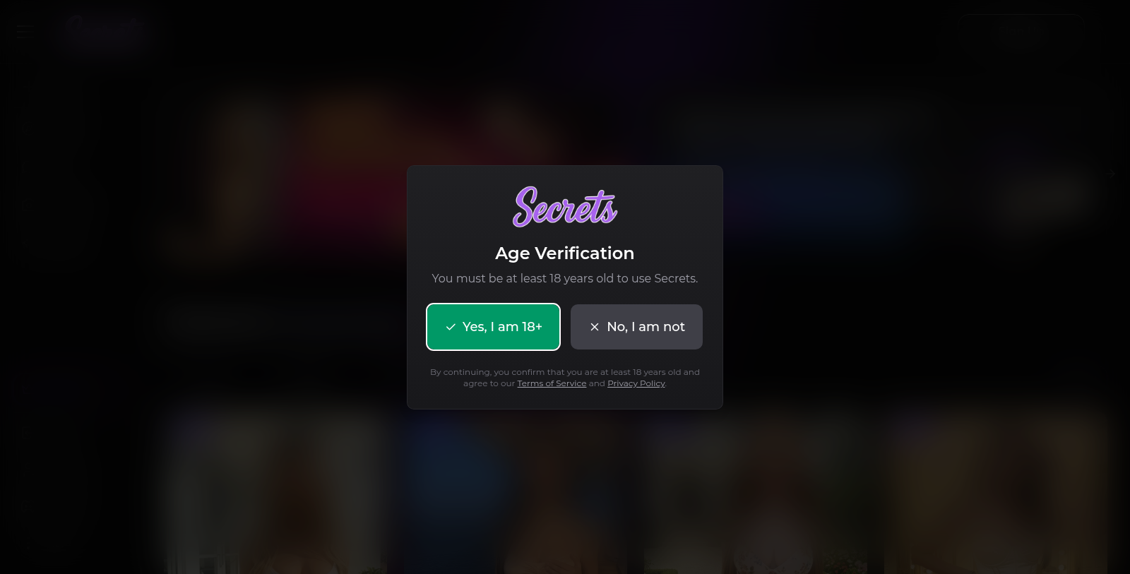 Secrets AI Captura de tela - Prévia da interface