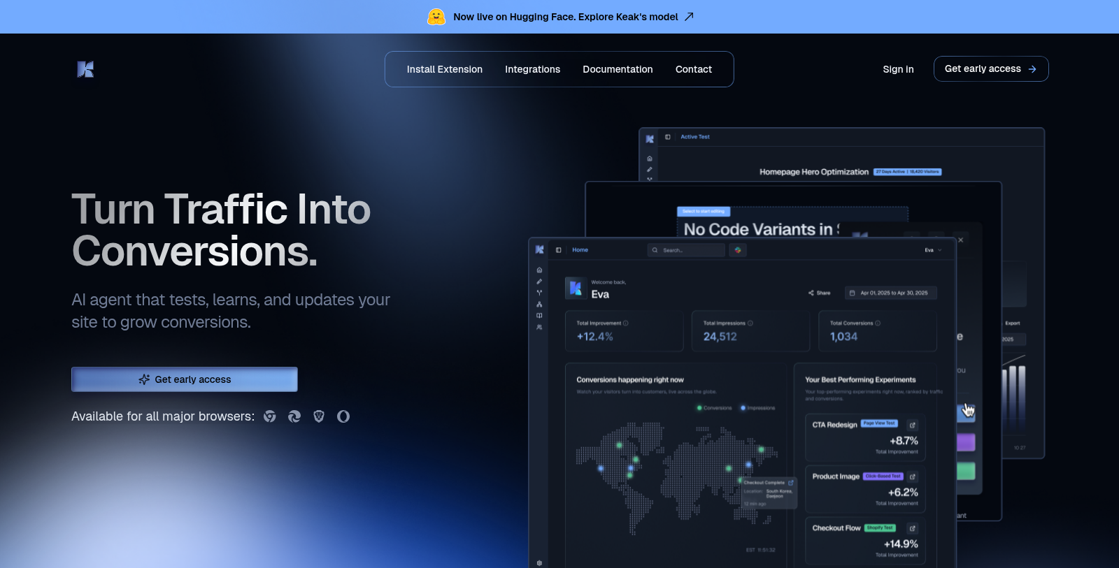Keak Screenshot - Anteprima dell'interfaccia