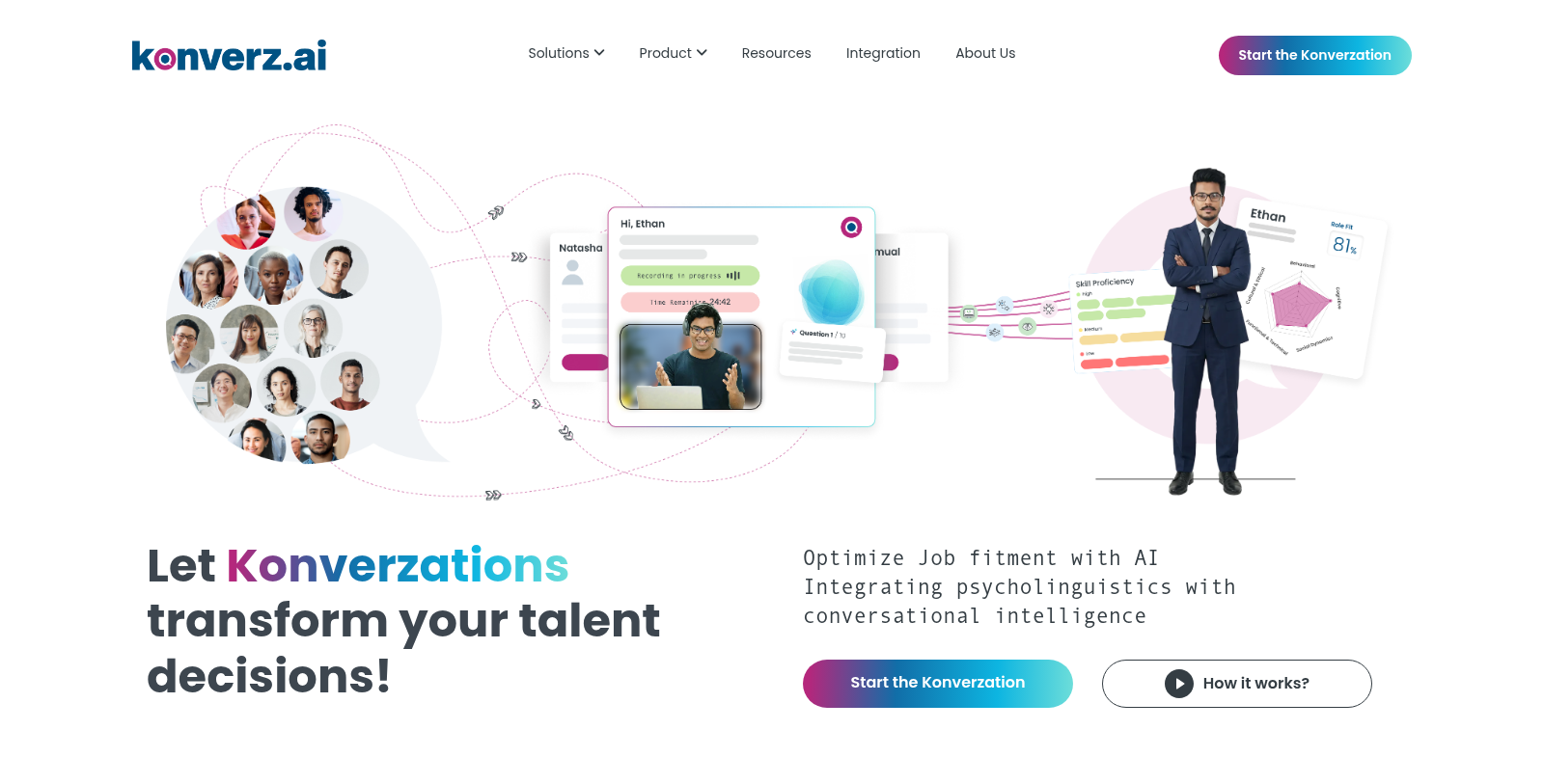 Konverz Screenshot - Schnittstellenvorschau