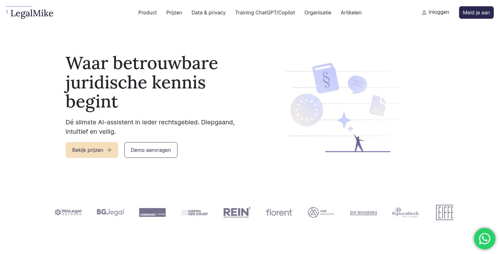Capture d'écran de LegalMike - Aperçu de l'interface