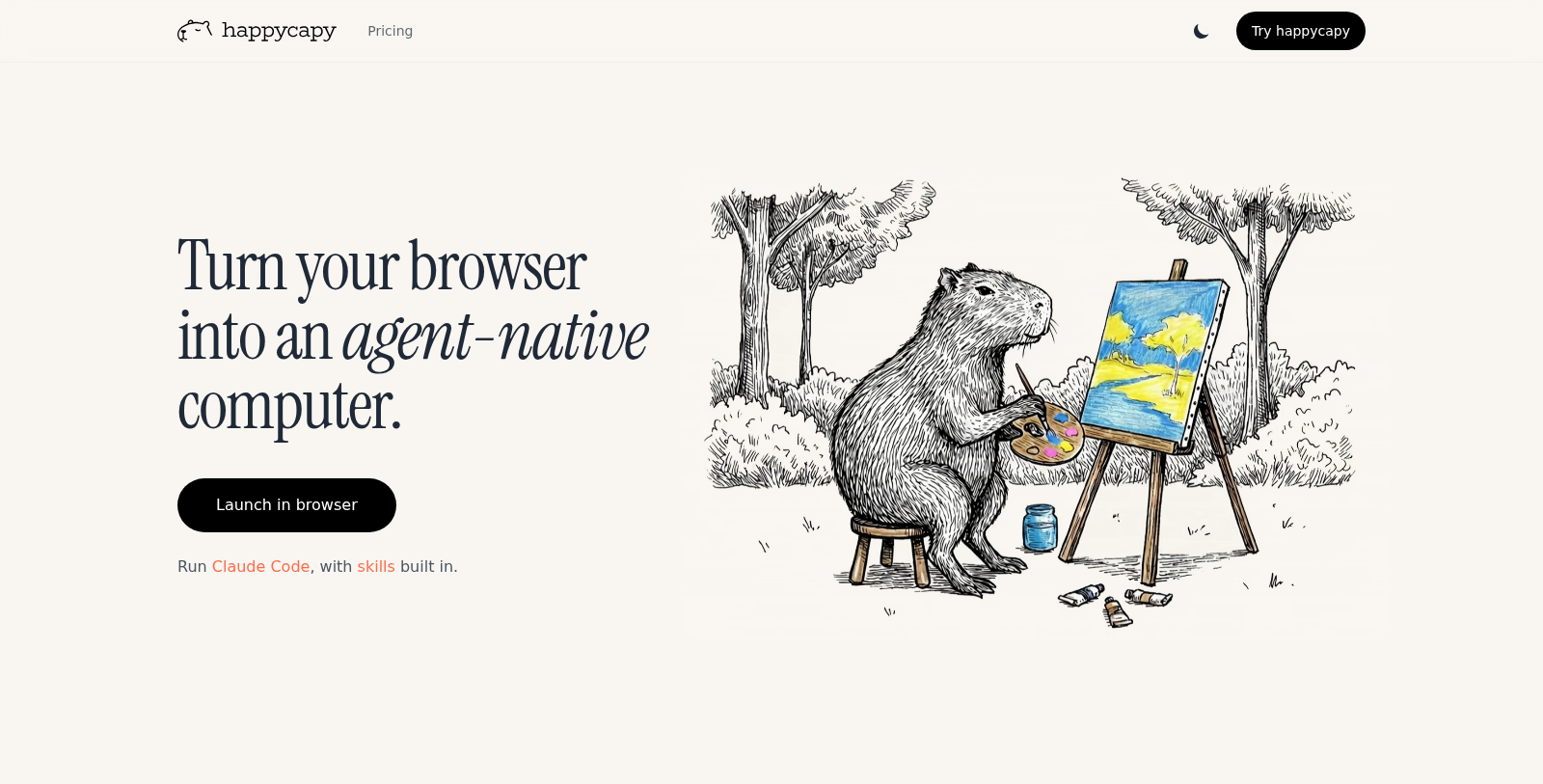 happycapy スクリーンショット - インターフェースプレビュー