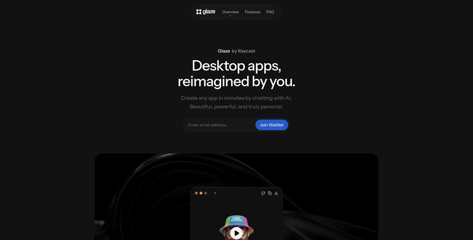 Glaze Screenshot - Interface Preview
