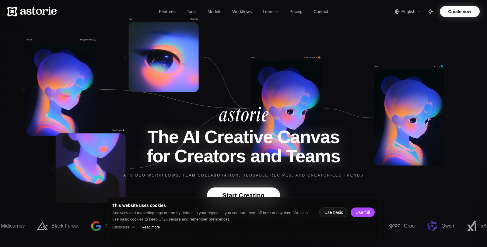 Astorie Screenshot - Anteprima dell'interfaccia