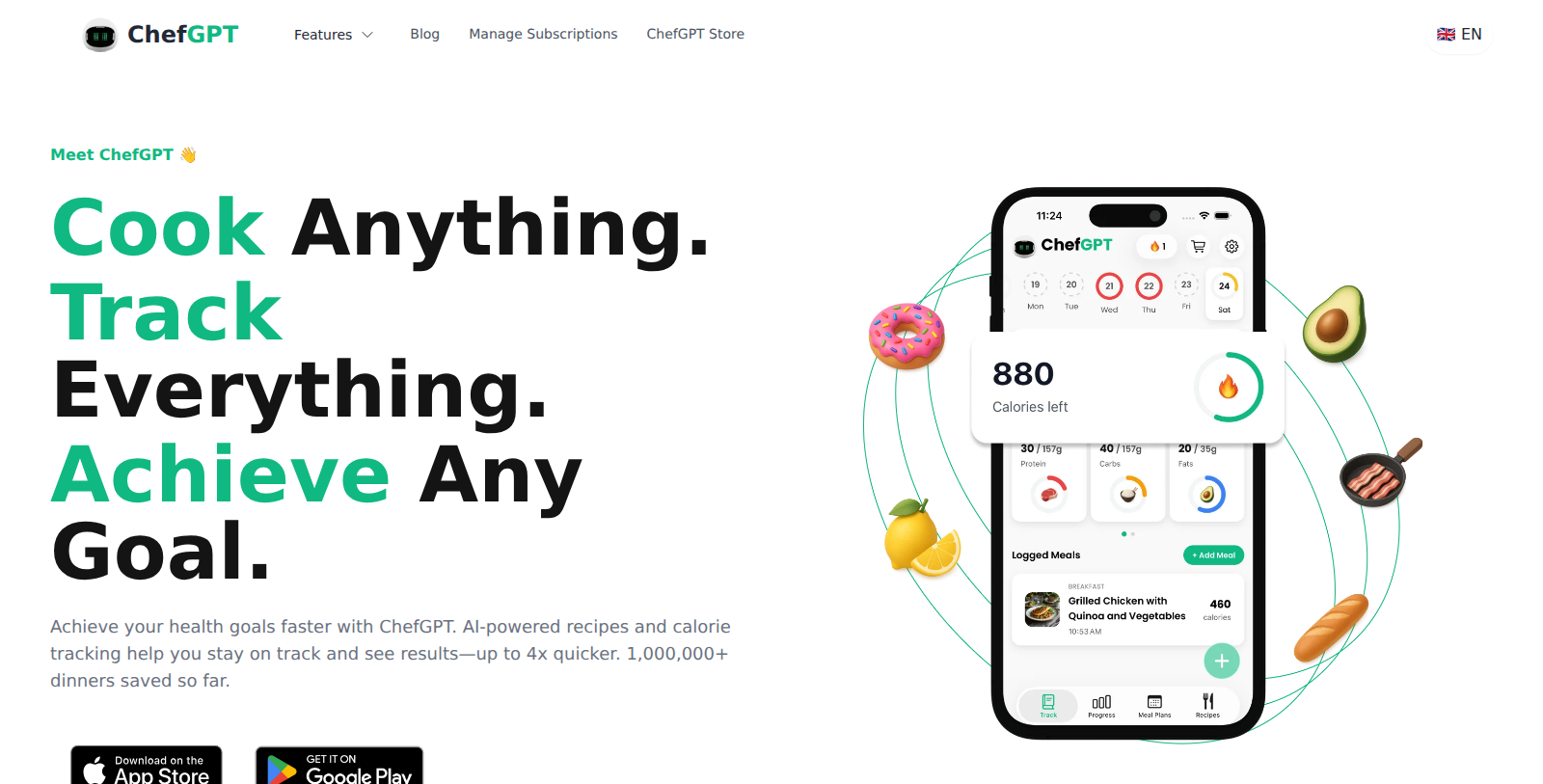 ChefGPT Screenshot - Interface Preview