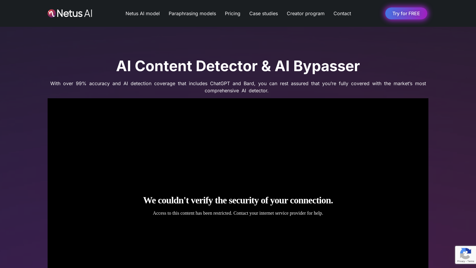 Netus AI Screenshot - Interface Preview