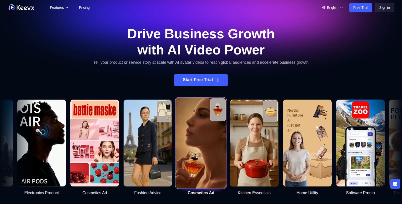 Keevx Screenshot - Anteprima dell'interfaccia