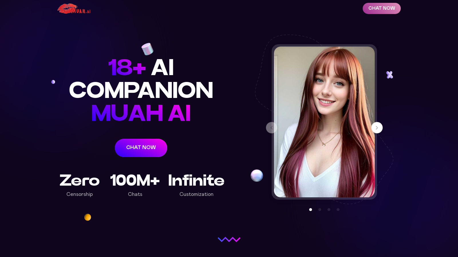 Muah AI Screenshot - Interface Voorbeeld