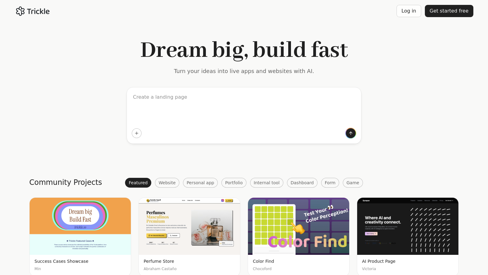 Trickle Screenshot - Interface Preview