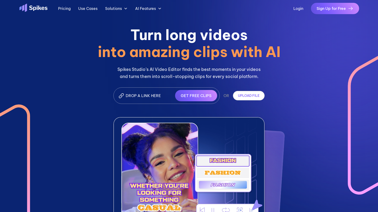 Capture d'écran de Spikes Studio - Aperçu de l'interface