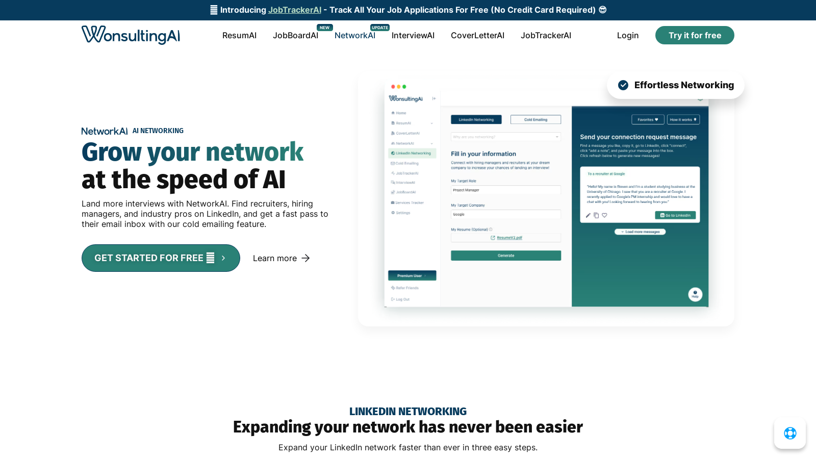 NetworkAI Screenshot - Interface Preview