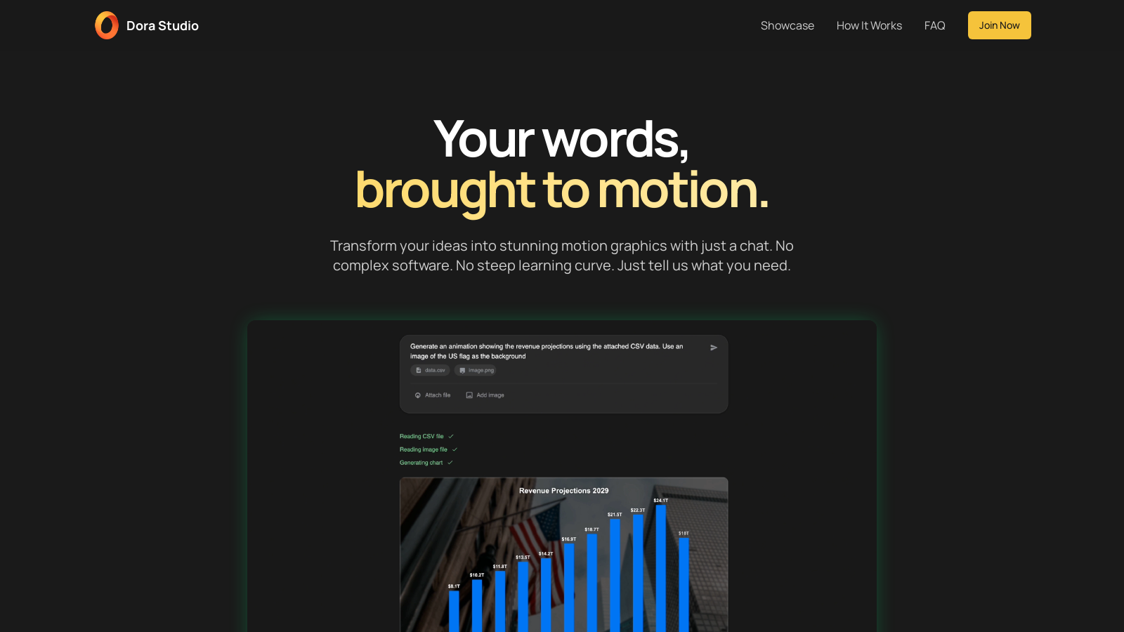 Dora Studio Screenshot - Interface Voorbeeld