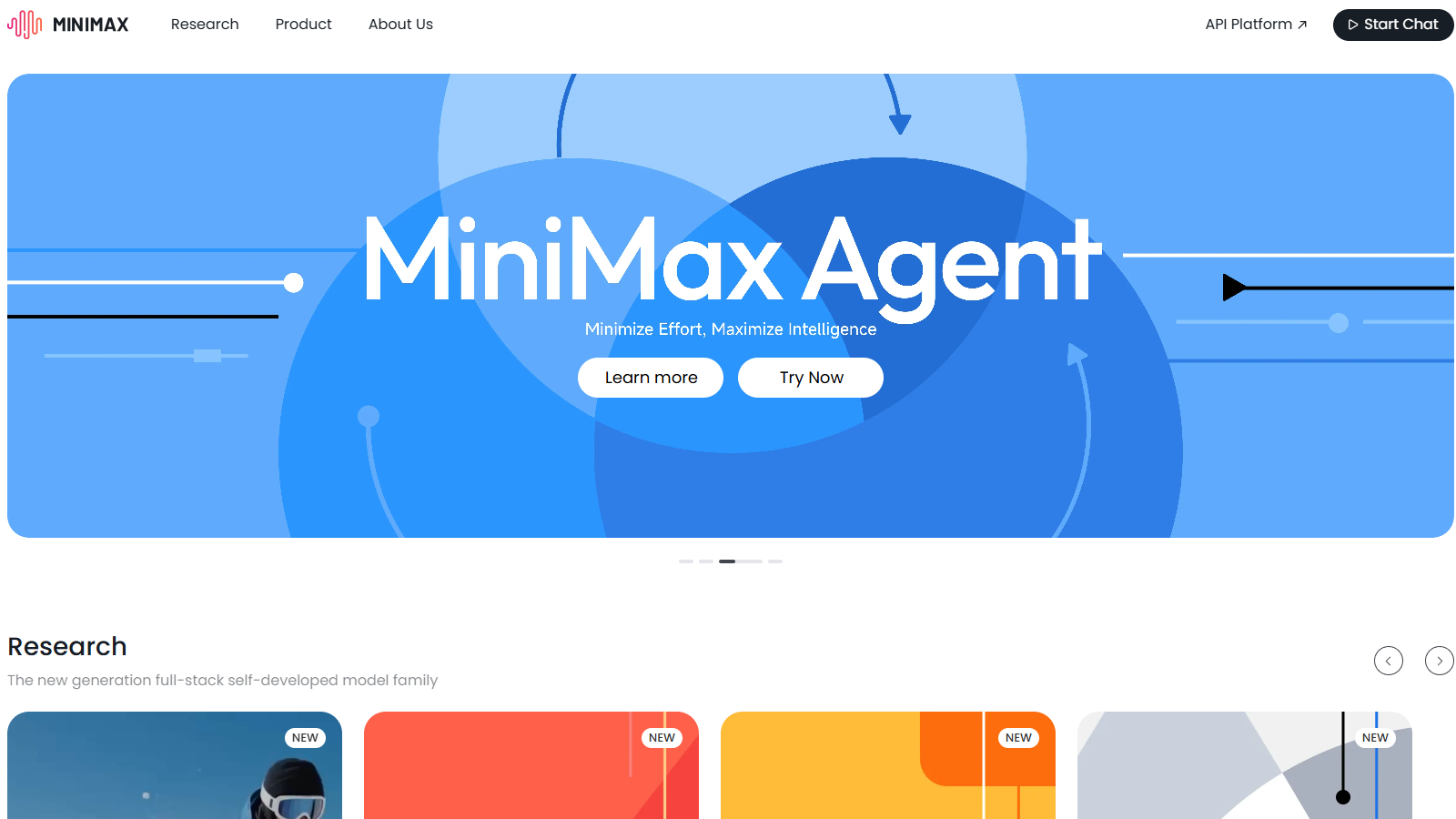 MiniMax Снимка - Преглед на интерфейса