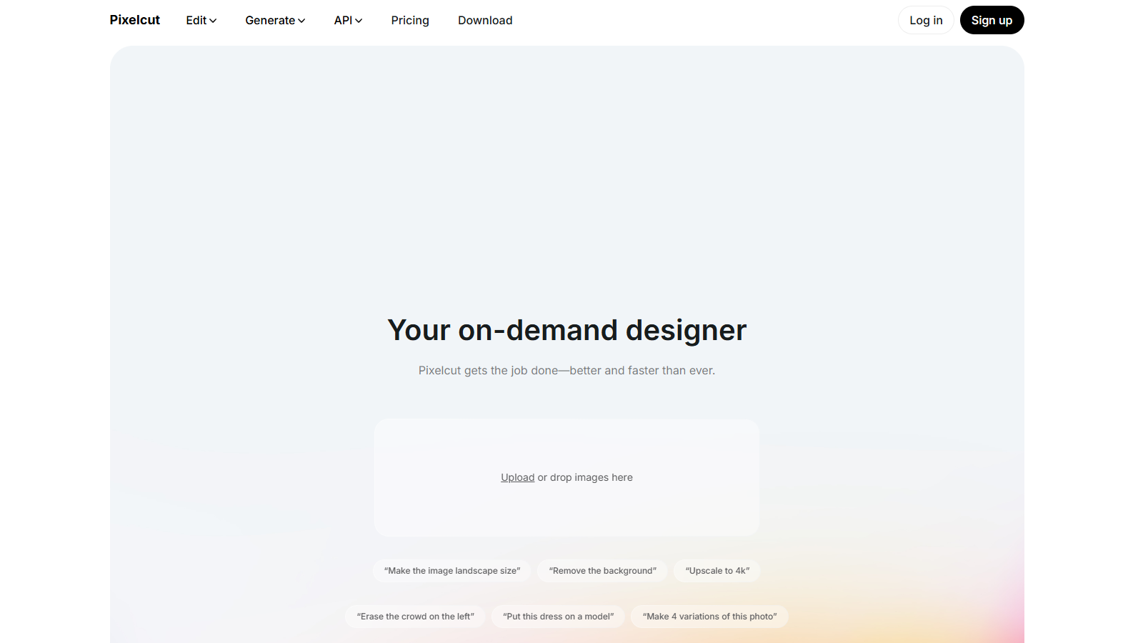 Pixelcut Screenshot - Interface Preview