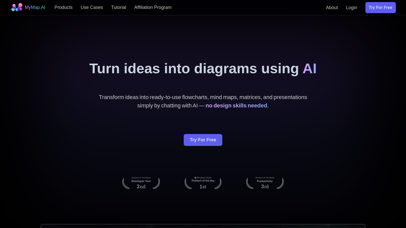 MyMap AI Screenshot - Anteprima dell'interfaccia