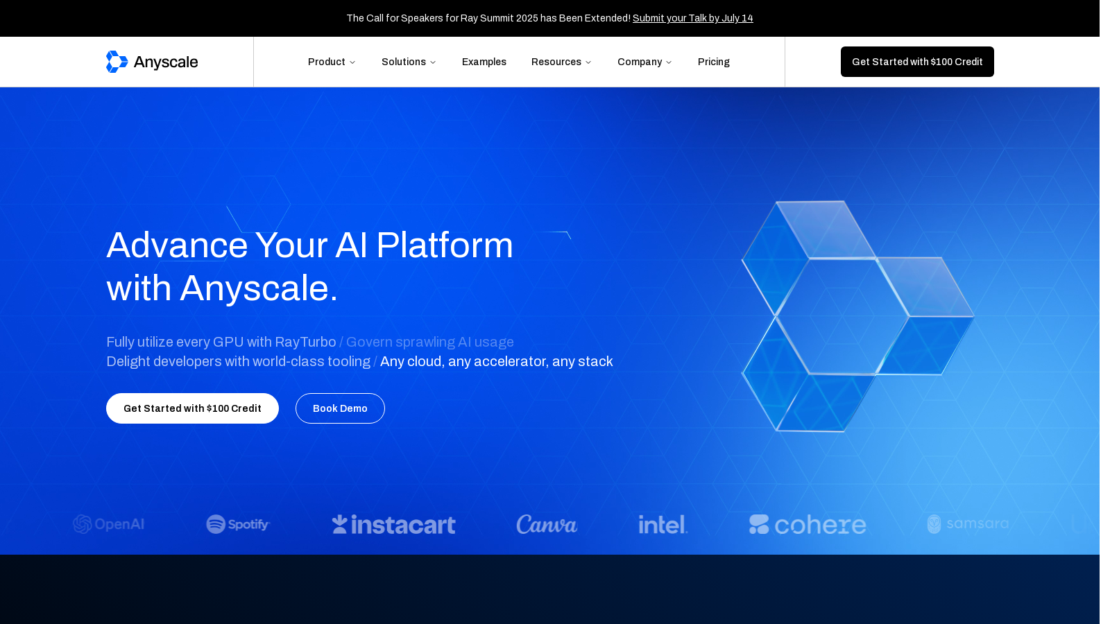 Anyscale Screenshot - Interface Preview