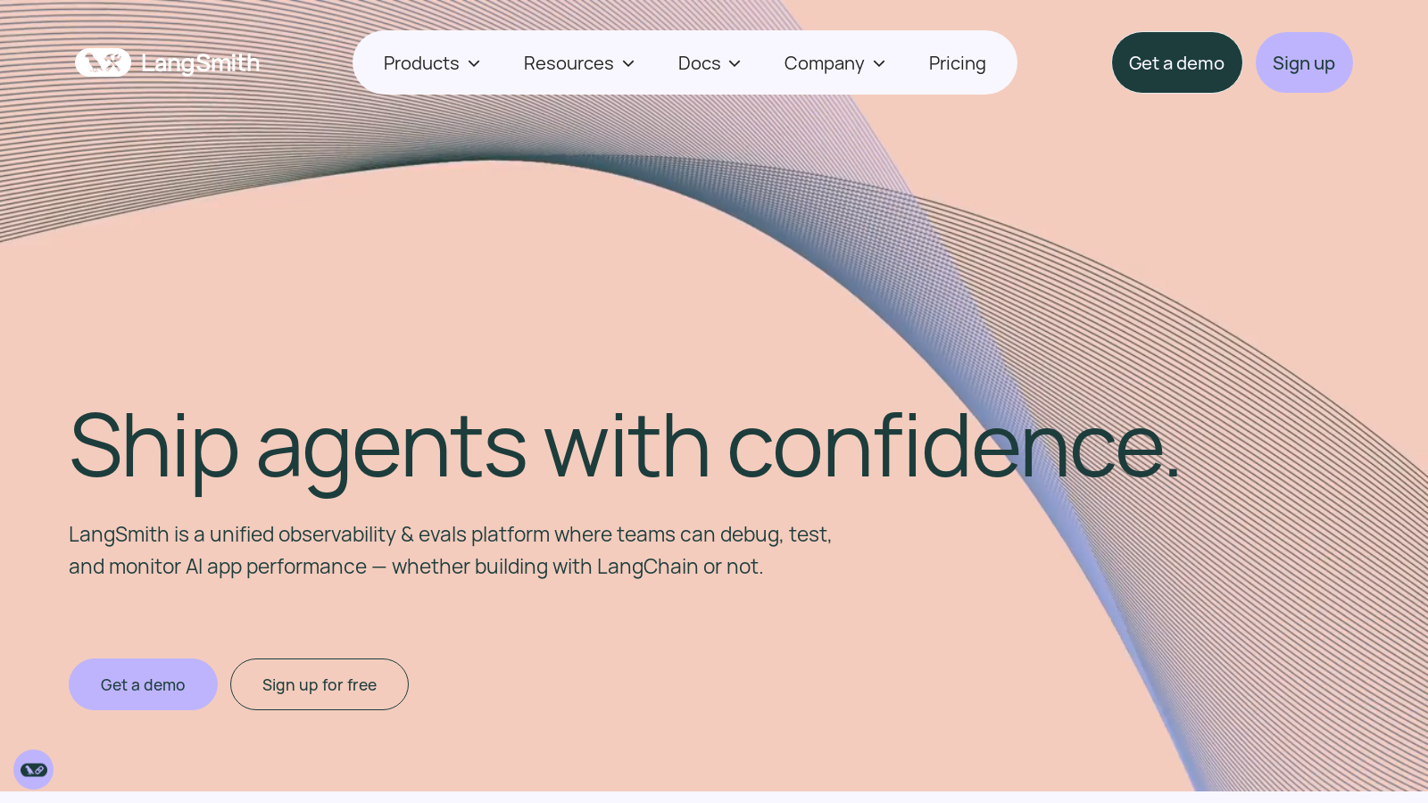 LangSmith Screenshot - Interface Preview